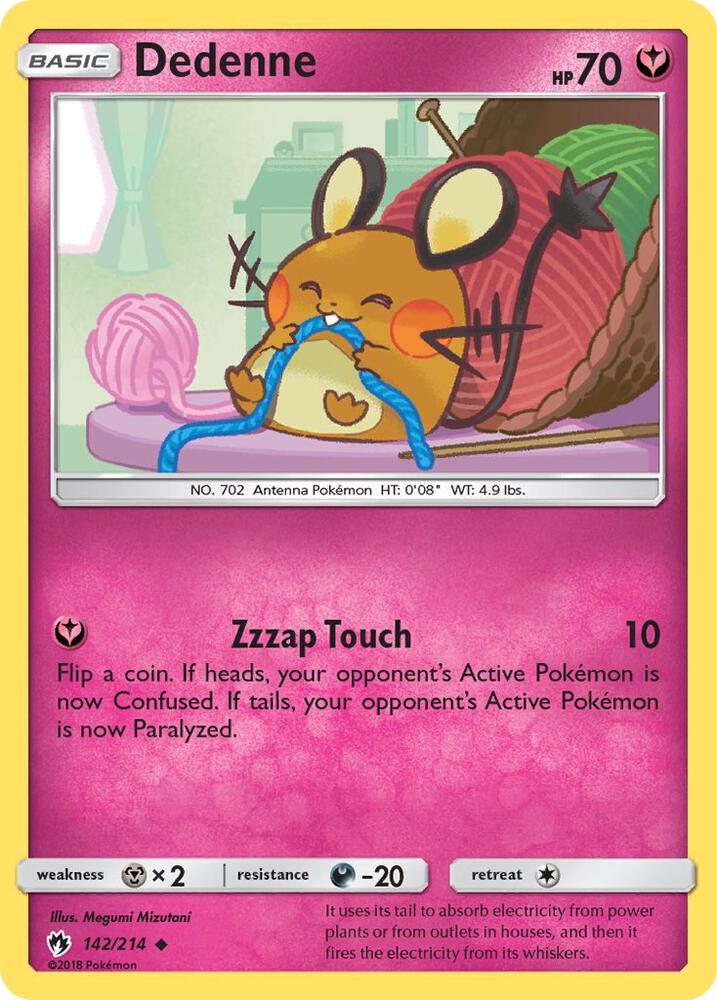 Dedenne 142 142/214 card