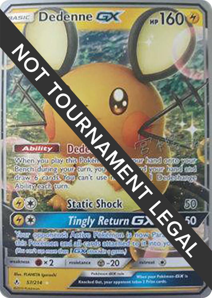 Dedenne GX 2019 Haruki Miyamoto 57/214 card