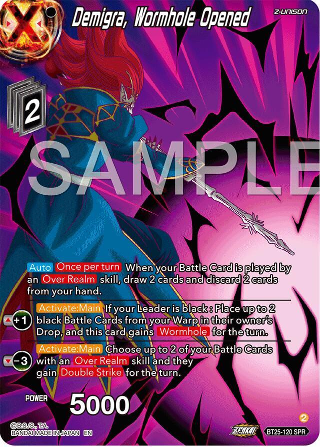 Demigra Wormhole Opened SPR BT25-120