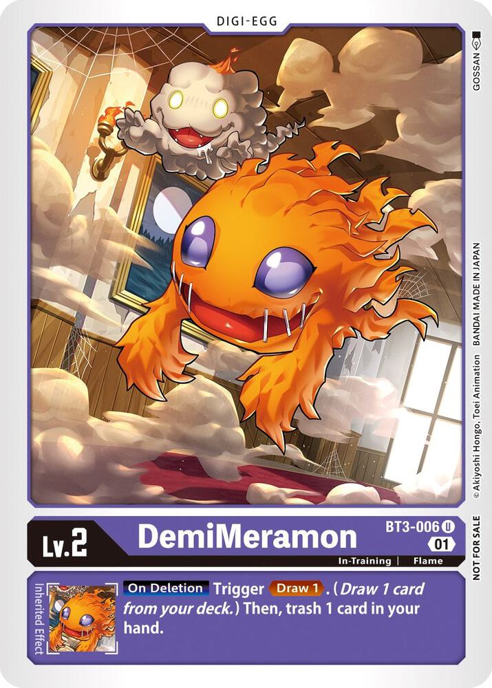 DemiMeramon BT3 006 Winner Pack New Awakening BT3-006 U card