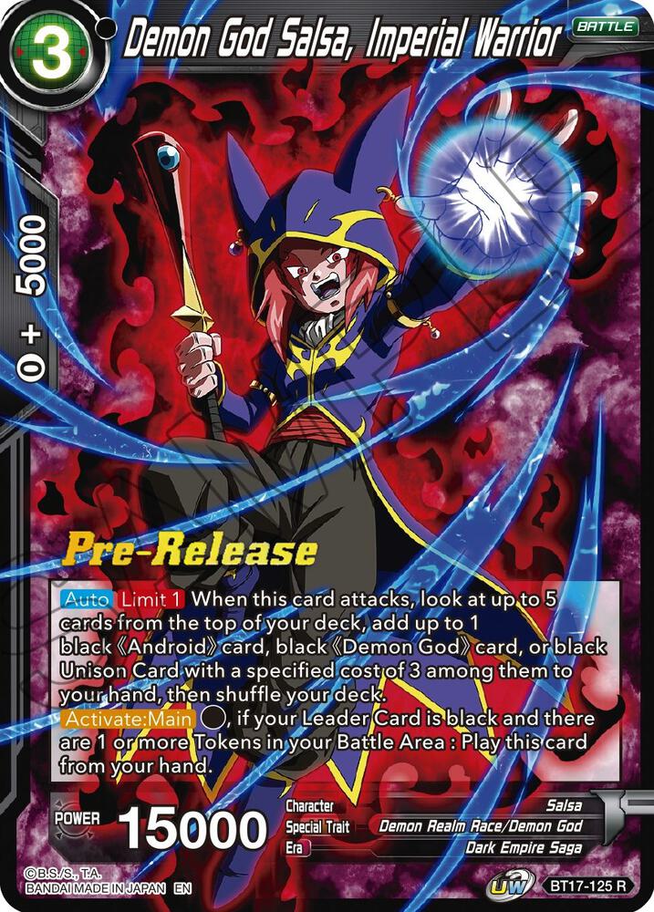 Demon God Salsa Imperial Warrior BT17-125