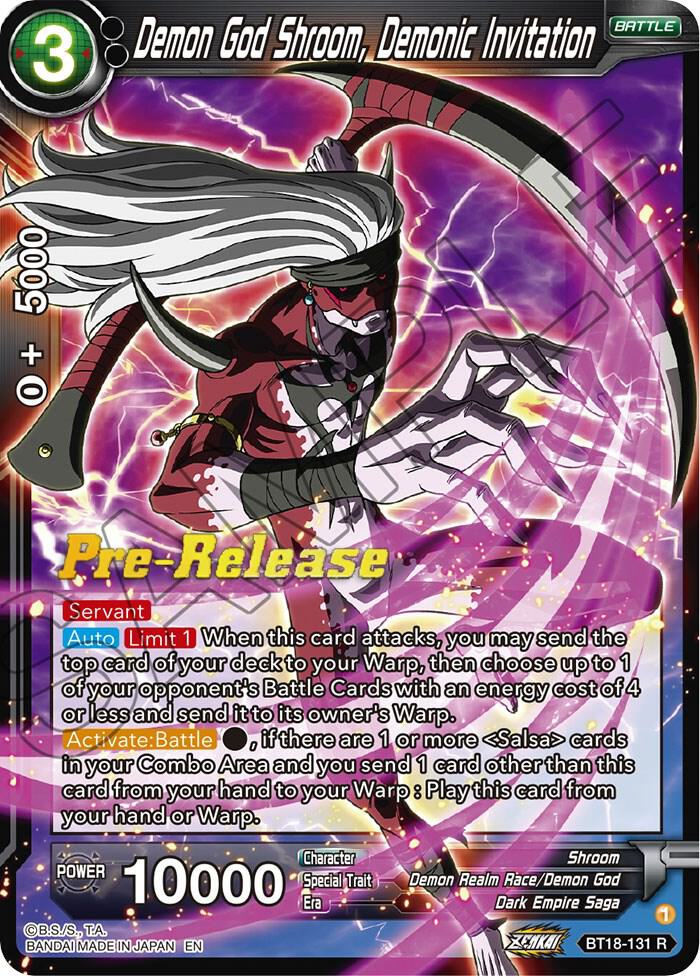 Demon God Shroom Demonic Invitation BT18-131