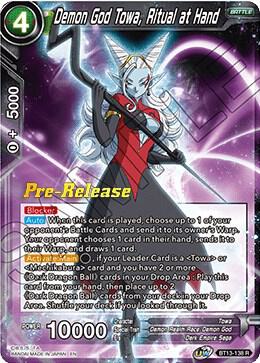 Demon God Towa Ritual at Hand BT13-138