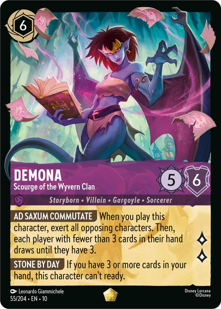 Demona Scourge of the Wyvern Clan 55/204 card