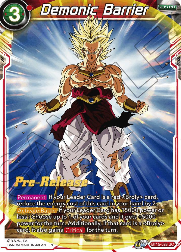 Demonic Barrier BT15-028