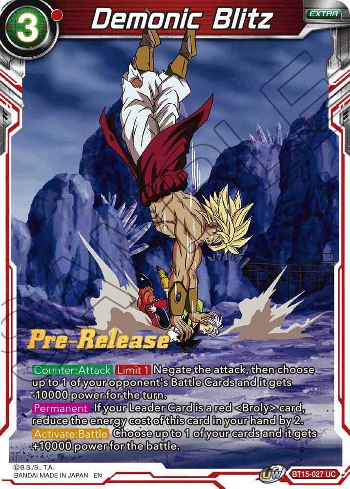 Demonic Blitz BT15-027 carta