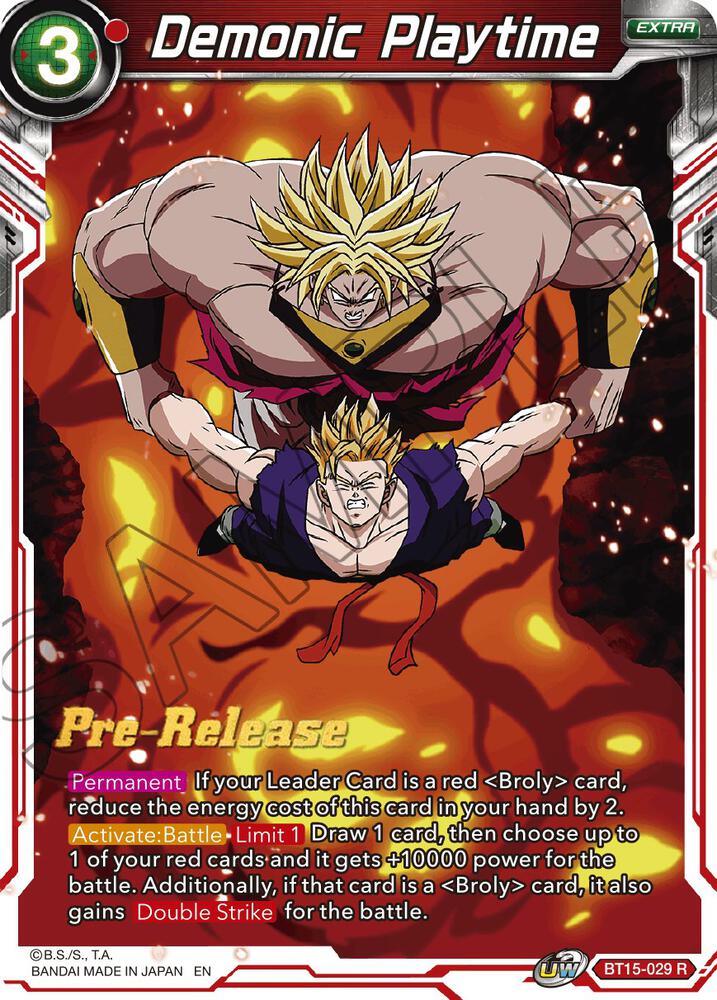 Demonic Playtime BT15-029 card