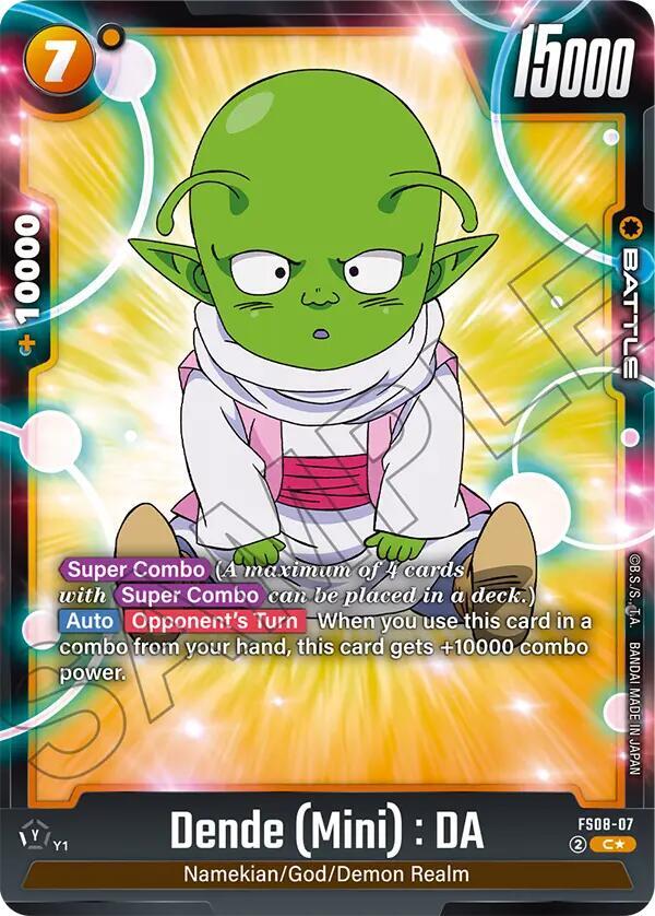 Dende Mini DA Bonus Pack Alternate Art FS08-07 card