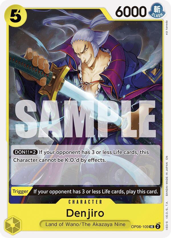 Denjiro Reprint OP06-109 card