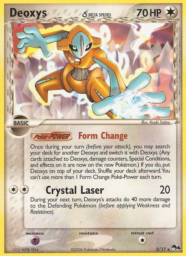 Deoxys Delta Species 002/017 card