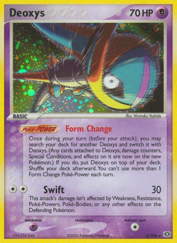 Deoxys Speed Forme 2/106 card