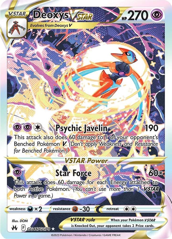 Deoxys VSTAR GG46/GG70