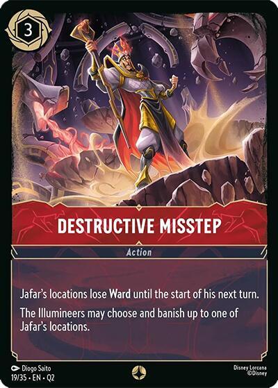 Destructive Misstep 19/35 card