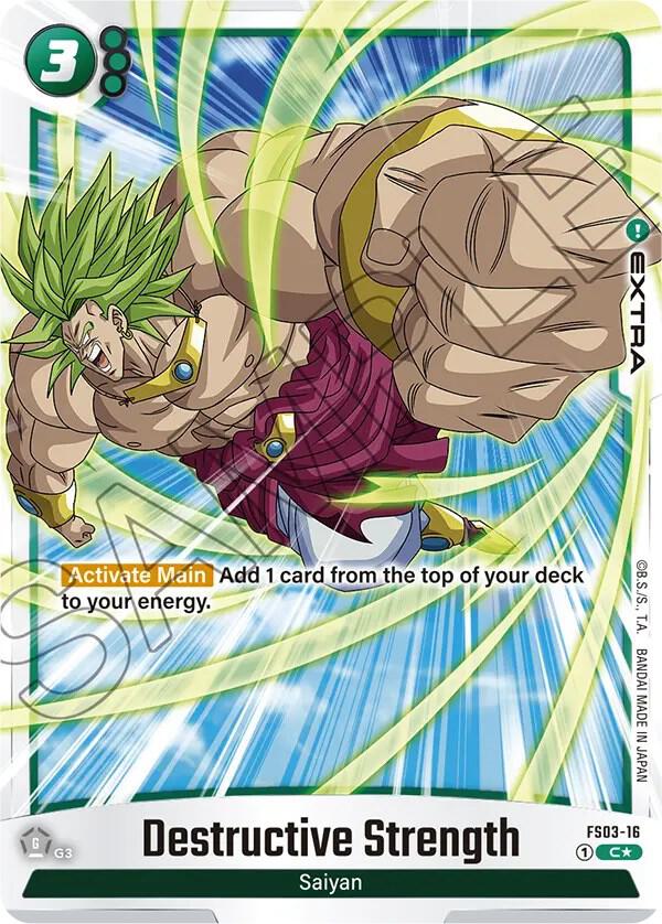 Destructive Strength Bonus Pack Alternate Art FS03-16