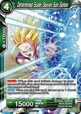 Determined Super Saiyan Son Gohan Foil Version P-016