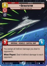 Devastator Hunting the Rebellion Hyperspace 405 card