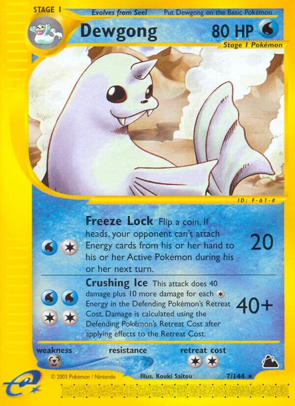 Dewgong 7 007/144 card