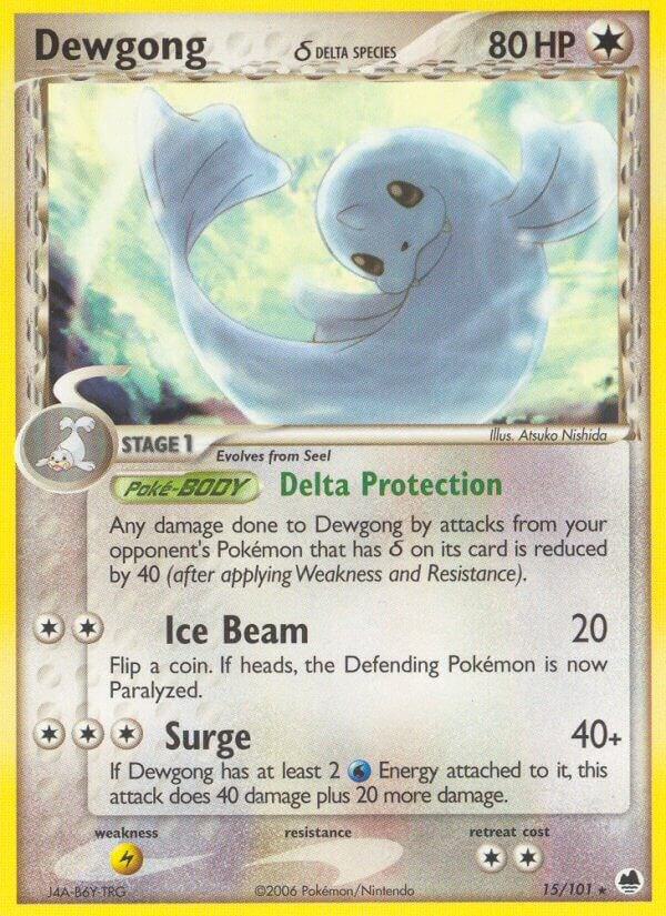 Dewgong Delta Species 15/101 carta