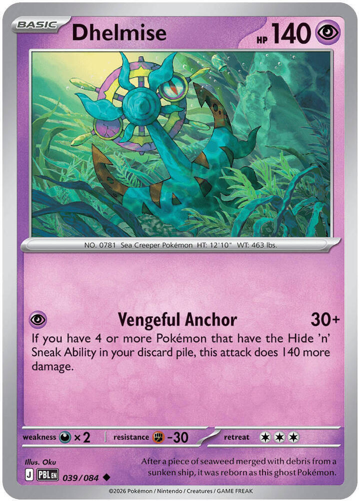 Dhelmise 039/084 card