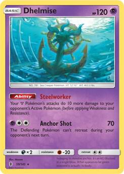 Dhelmise 59 145 SM Guardians Rising 059/145 card