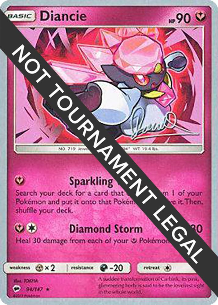 Diancie 2017 Diego Cassiraga 94/147 card