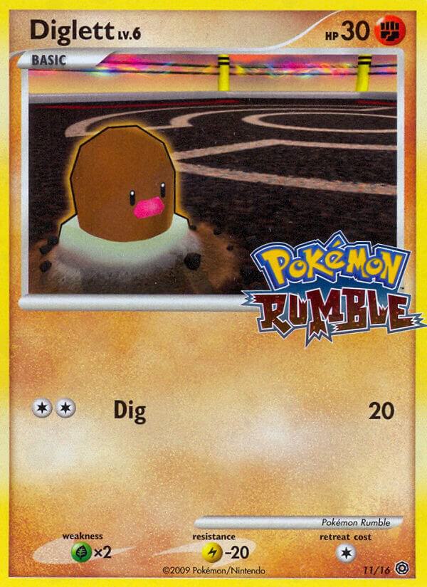 Diglett 11 card