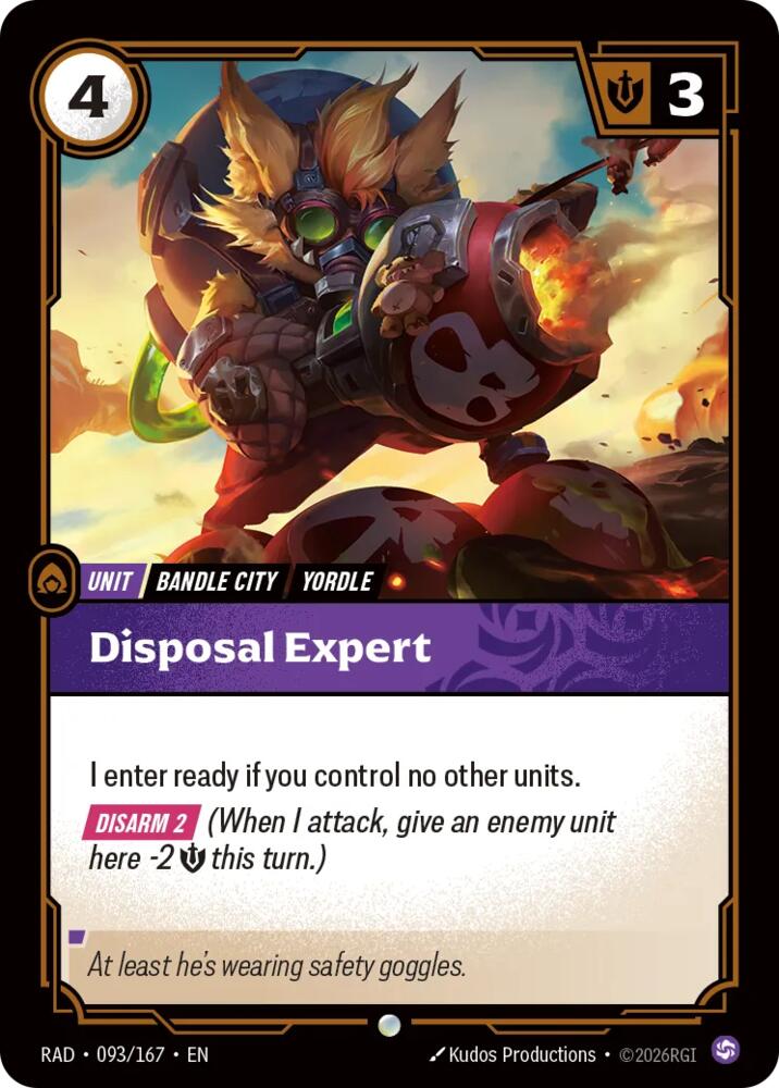 Disposal Expert 093/167