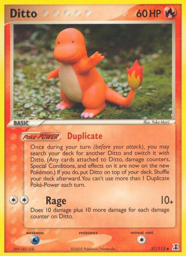 Ditto 037 113 Charmander card