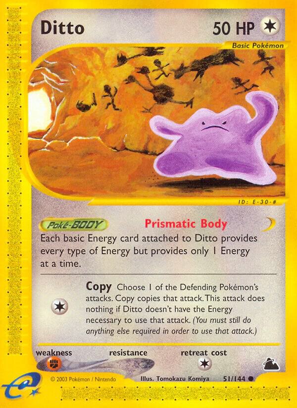 Ditto 051/144 card