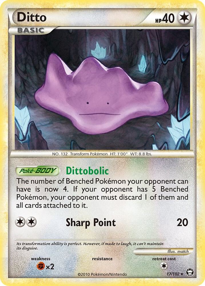 Ditto 17/102 card