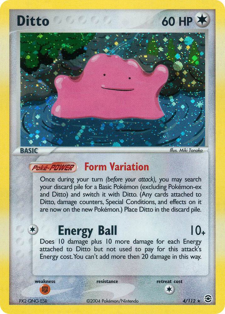 Ditto 4/112 card
