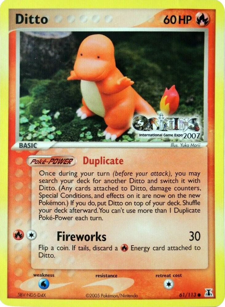 Ditto 61 113 Origins International Game Expo 2007 card