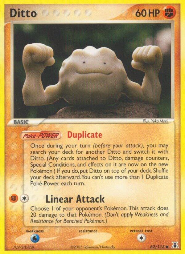 Ditto Geodude 62/113 card