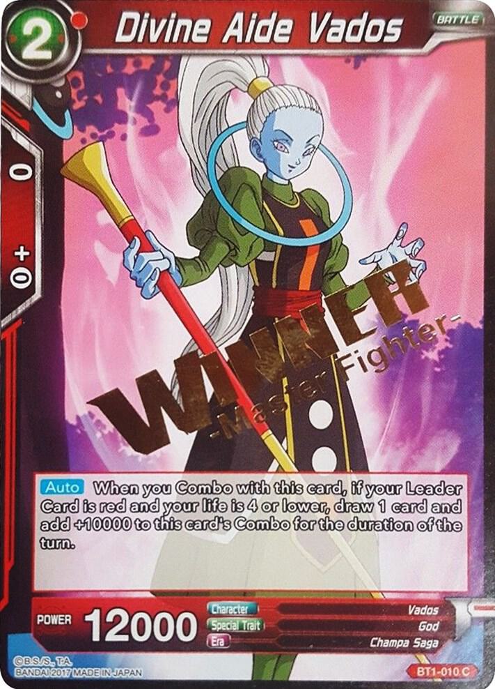 Divine Aide Vados Winner Stamped BT1-010 card