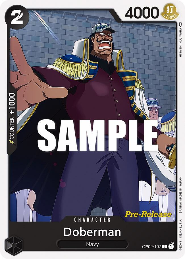 Doberman OP02-107 carta