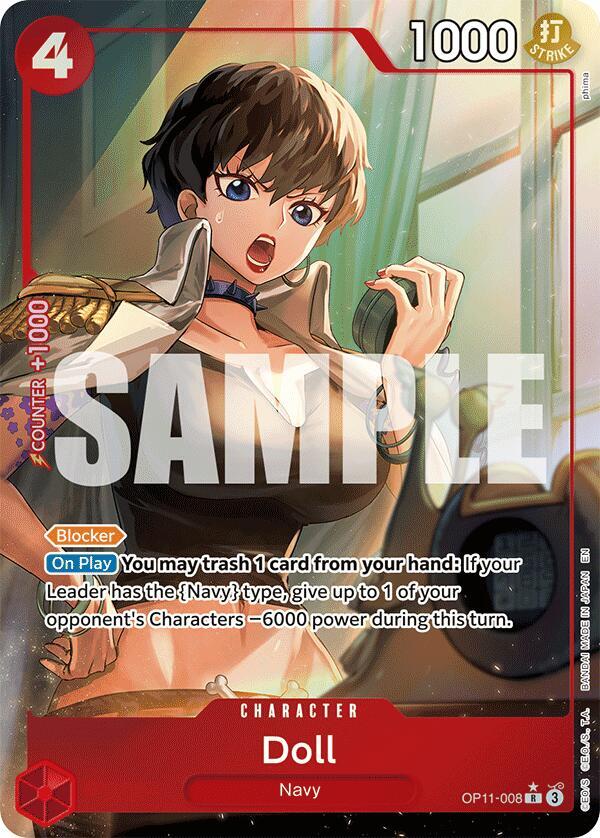 Doll Alternate Art OP11-008 card