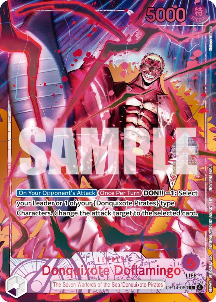 Donquixote Doflamingo Flame Fruit Coliseum OP14-060
