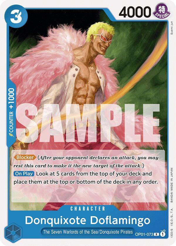 Donquixote Doflamingo OP01 073 card
