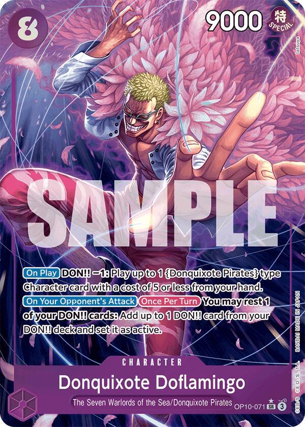 Donquixote Doflamingo Parallel OP10-071 carta