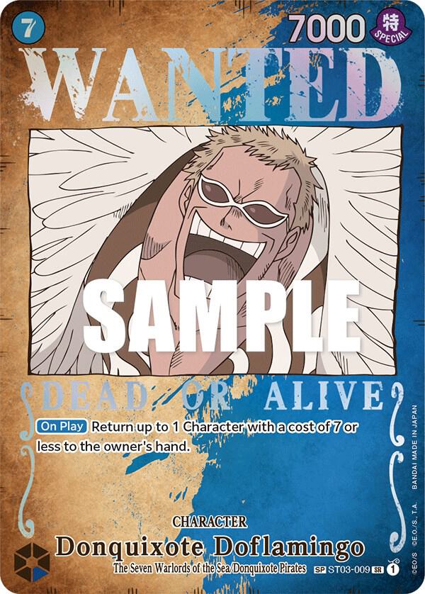 Donquixote Doflamingo Wanted Poster ST03-009