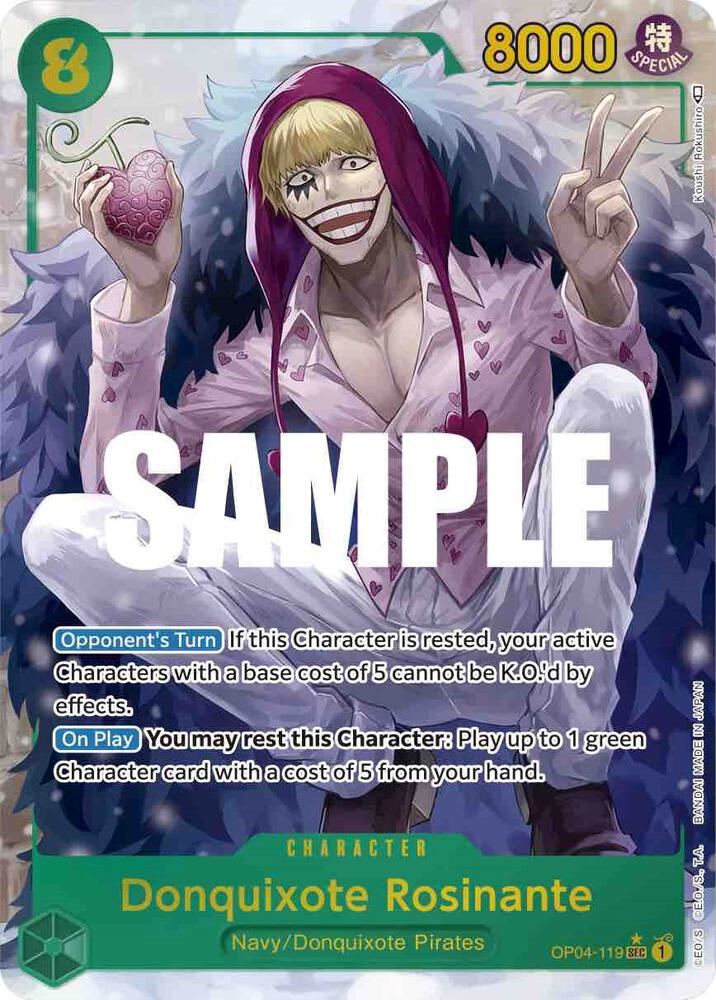 Donquixote Rosinante Alternate Art OP04-119