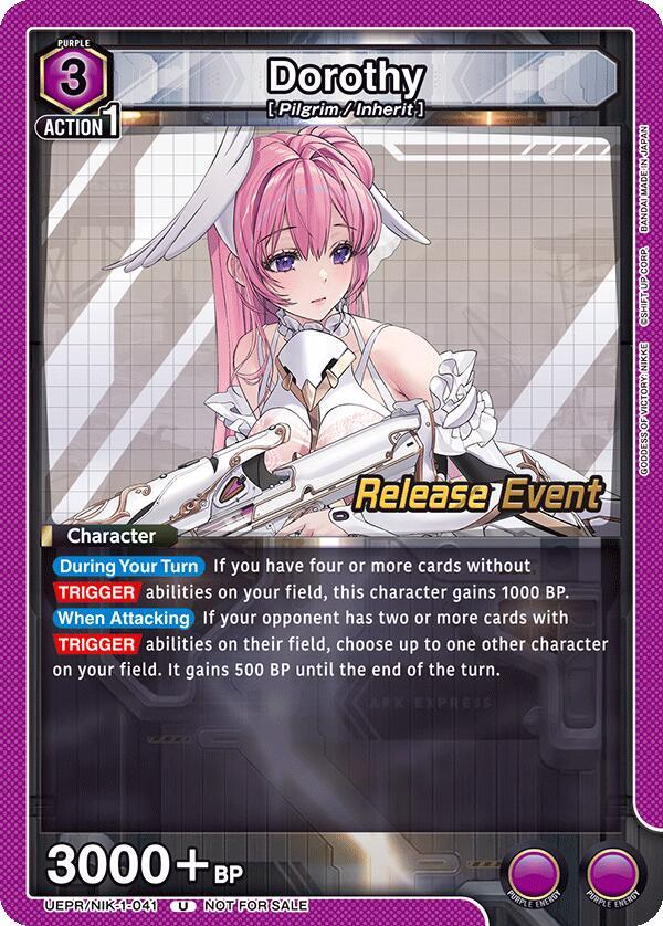 Dorothy 041 UEPR/NIK-1-041 card
