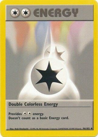 Double Colorless Energy 096/102 card