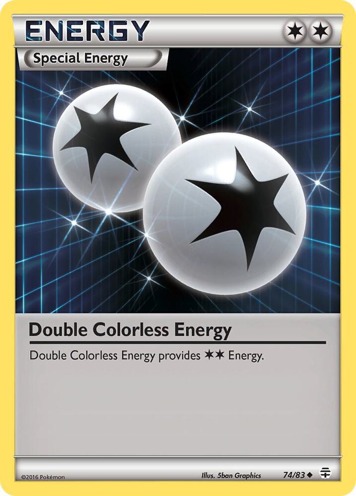 Double Colorless Energy 74/83