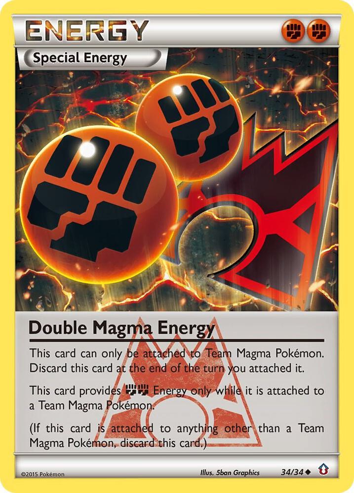 Double Magma Energy 34/34 carta