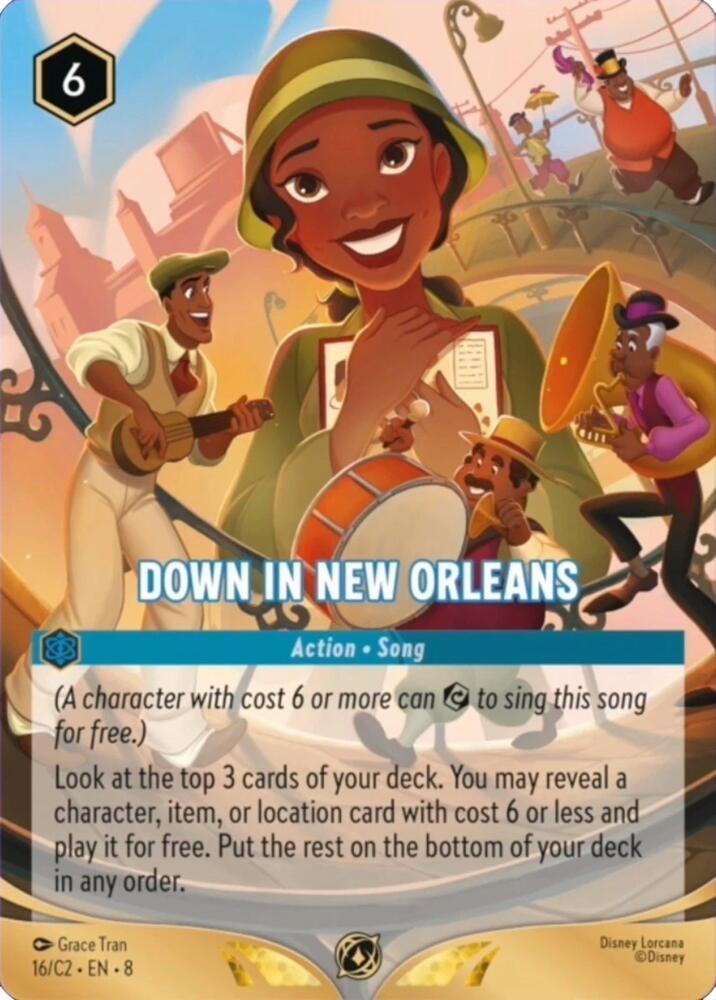 Down in New Orleans 16 card