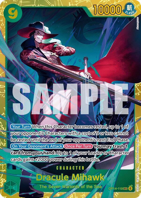 Dracule Mihawk OP14-119 card