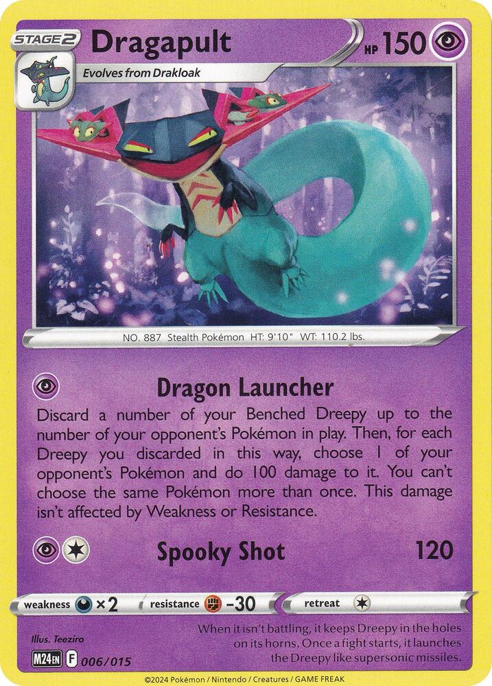 Dragapult 006/015 card