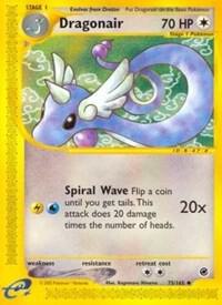 Dragonair 075/165 card