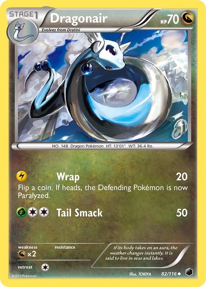 Dragonair 82/116 card
